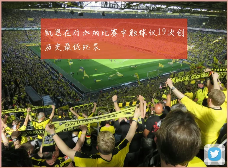 凯恩在对加纳比赛中触球仅19次创历史最低纪录